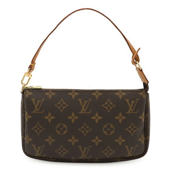 LOUIS VUITTON Monogram Pochette Accessoires Pouch Handbag M51980